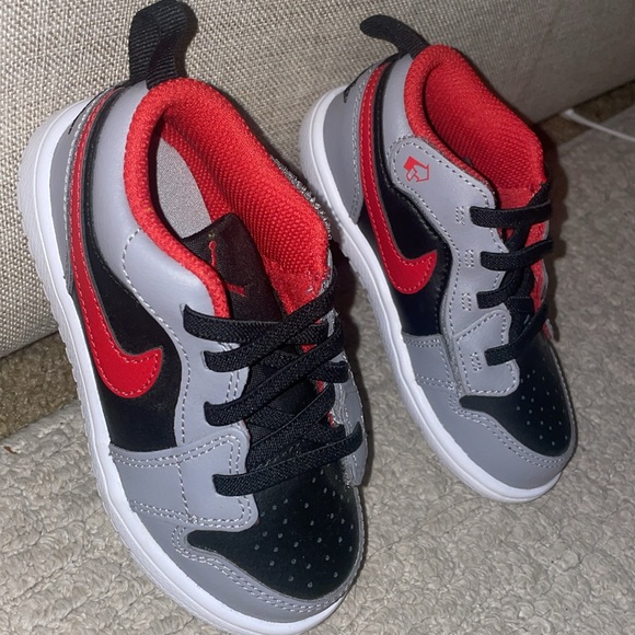 Nike Jordan brand new shoes size 9 for toddlers (red gray and black) - Picture 2 of 8